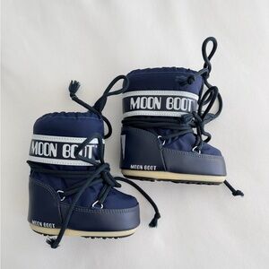 Moon Boot Kids Dark Blue Winter Boots